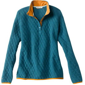 オービス レディース パーカー・スウェットシャツ アウター Orvis Women's Outdoor Quilted Snap Sweatshirt Desert Blue