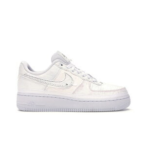 Nike iCL fB[X Xj[J[ yNike Air Force 1 LX Reveal Black Swoosh (Women's)z TCY US_W_11 White/White-Multi-Color