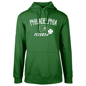 レベルウェア メンズ パーカー・スウェットシャツ アウター Philadelphia Flyers Levelwear St. Patrick's Day Podium Clover Pullover Hoodie Green