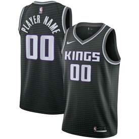 ナイキ メンズ ユニフォーム トップス Sacramento Kings Nike Swingman Custom Jersey Black Statement Edition