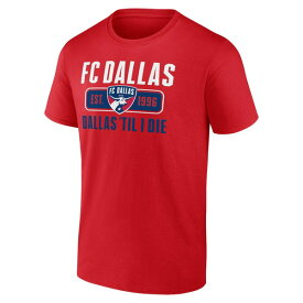 ファナティクス メンズ Tシャツ トップス FC Dallas Fanatics Branded Hometown Collection Blind Side TShirt Red