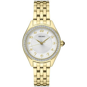 セイコー レディース 腕時計 アクセサリー Women's Gold-Tone Bracelet Watch 29mm Silver