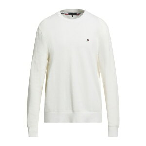 �y���������z �g�~�[ �q���t�B�K�[ �����Y �j�b�g&�Z�[�^�[ �A�E�^�[ Sweaters White