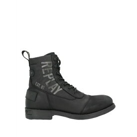 リプレイ メンズ ブーツ シューズ Ankle boots Black