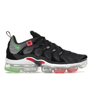 Nike �i�C�L �����Y �X�j�[�J�[ �yNike Air VaporMax Plus Worldwide Black�z �T�C�Y US_7.5(25.5cm) Black/Flash Crimson-Metallic Silver-Green Strike