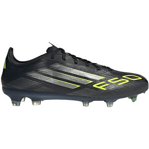 adidas �A�f�B�_�X �����Y �X�j�[�J�[ �yadidas F50 Pro FG Electric Stealth Pack�z �T�C�Y US_7.5(25.5cm) Core Black/Iron Metallic/Lucid Lemon