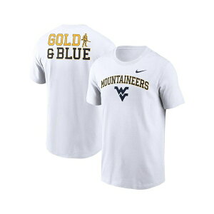 iCL Y Vc gbvX Men's White West Virginia Mountaineers Blitz 2-Hit T-Shirt White