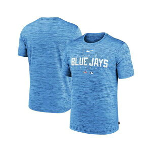 �i�C�L �����Y �V���c �g�b�v�X Men's Powder Blue Toronto Blue Jays Authentic Collection Velocity Performance Practice T-shirt Powder Blue