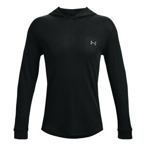 Under Armour A_[A[}[ Y Xj[J[ yUnder Armour Waffle Hoodie 'Black' 1302362-001z TCY US_M_M