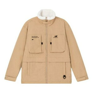 New Balance j[oX Y Xj[J[ yNew Balance Logo Warm Jacket 'Khaki White' 5QC44293-BEIz TCY US_M_S