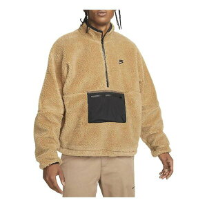 Nike iCL Y Xj[J[ yNike Club Fleece Anorak 1/2 Zip Pullover Jacket 'Khaki' DQ4880-010z TCY US_M_L