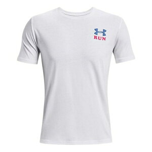 Under Armour A_[A[}[ Y Xj[J[ yUnder Armour Keep Run Graphic T-shirt 'White' 1369406-100z TCY US_M_XL