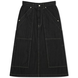 マルタンマルジェラ レディース スカート ボトムス MM6 Maison Margiela Long Denim Skirt Black