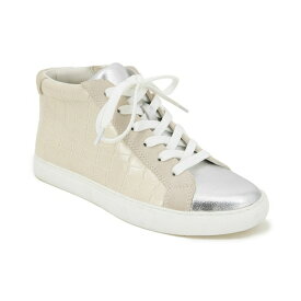 ケネスコール レディース スニーカー シューズ Women's Kam Hightop Sneakers Off White/Silver