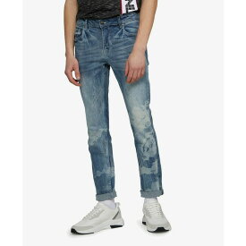 エコー メンズ デニムパンツ ボトムス Men's Skinny Fit Rhino Wrap Stretch Jeans Medium Wash