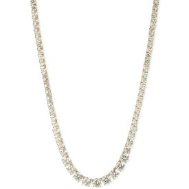 マルケッサ レディース ネックレス・チョーカー・ペンダントトップ アクセサリー Cubic Zirconia Tennis Collar Necklace, 16" + 3" extender Gold