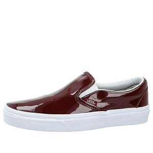 Vans �o���Y �����Y �X�j�[�J�[ �yVans Slip-On Low Tops Casual Skateboarding Shoes Red VN0003Z4IWO�z �T�C�Y US_M_4.5