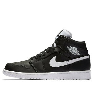 Air Jordan W[_ Y Xj[J[ Black/White yAir Jordan 1 Retro Mid 'Black White' 554724-038z TCY US_8(26.0cm)