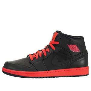 Air Jordan W[_ Y Xj[J[ Black/Black-Infrared 23 yAir Jordan 1 Retro Mid 'Black Infrared' 554724-043z TCY US_9(27.0cm)
