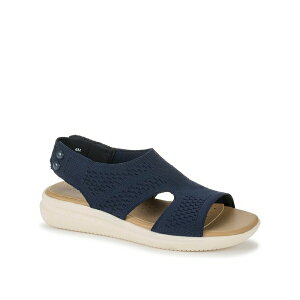 xAgbvX fB[X Xb|E[t@[ V[Y Women's Origins Duffy Slip-On Sandals Navy Blue