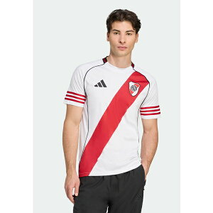 アディダス メンズ サンダル シューズ RIVER PLATE HOME - Print T-shirt - white team power red