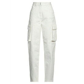 【送料無料】 ジバンシー レディース デニムパンツ ボトムス Jeans Off white