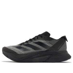 adidas �A�f�B�_�X �����Y �X�j�[�J�[ �yadidas Adizero Boston 12 'Black Carbon' ID5985�z �T�C�Y US_5.5(23.5cm)