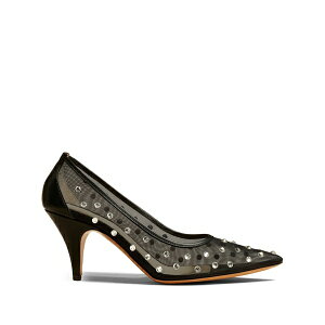�J�C�g ���f�B�[�X �p���v�X �V���[�Y The river 75mm mesh pumps Black