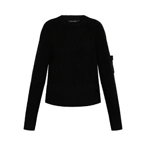 �J�i�_�O�[�X ���f�B�[�X �j�b�g&�Z�[�^�[ �A�E�^�[ Ribbed-hem sweater Black