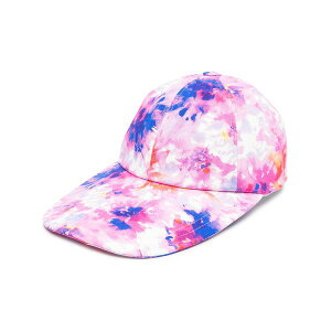 �G���G�X�W�C�G�� ���f�B�[�X �X�q �A�N�Z�T���[ Painted effect floral print cap Pink