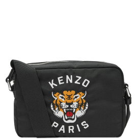 ケンゾー メンズ ショルダーバッグ バッグ Kenzo Tiger Cross Body Bag Black