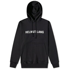 ヘルムート ラング メンズ パーカー・スウェットシャツ アウター Helmut Lang Core Logo Popover Hoody Black