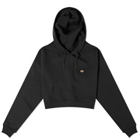 ディッキーズ レディース パーカー・スウェットシャツ アウター Dickies Oakport Cropped Hoodie Black