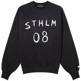 アクネ ストゥディオズ メンズ パーカー・スウェットシャツ アウター Acne Studios Fiah 08 Sthlm Crew Sweat Grey