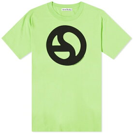 アクネ ストゥディオズ メンズ Tシャツ トップス Acne Studios Everest Logogram T-Shirt Green