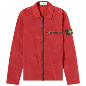 ストーンアイランド メンズ ジャケット＆ブルゾン アウター Stone Island Nylon Metal Shirt Jacket Red
