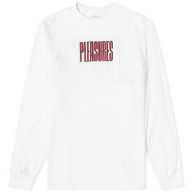 プレジャーズ メンズ Tシャツ トップス Pleasures Master Long Sleeve T-Shirt White