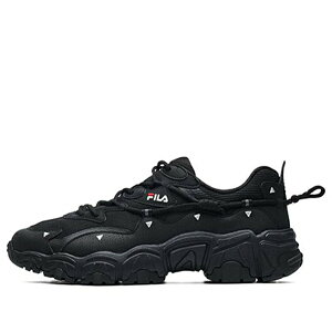 FILA �t�B�� ���f�B�[�X �X�j�[�J�[ �y(WMNS) FILA Heritage-FHT Low-top Sport Shoes Black F12W134108FBK�z �T�C�Y US_5(22.0cm)