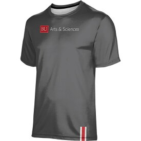 プロスフィア メンズ Tシャツ トップス Boston University ProSphere Arts & Science TShirt Heather Gray