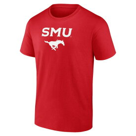 ファナティクス メンズ Tシャツ トップス SMU Mustangs Fanatics Branded Campus TShirt Red