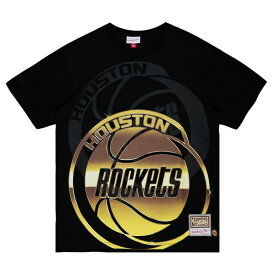 ミッチェル&ネス メンズ Tシャツ トップス Houston Rockets Mitchell & Ness Big Face 4.0 TShirt Black