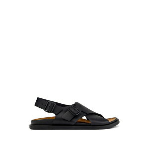 �J���y�[�� ���f�B�[�X �T���_�� �V���[�Y Lluc buckled crossover-strap sandals Black