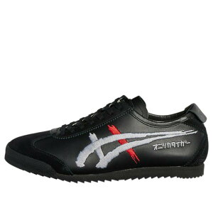 Onitsuka Tiger �I�j�c�J�^�C�K�[ ���f�B�[�X �X�j�[�J�[ �y(WMNS) Onitsuka Tiger Mexico 66 Deluxe 'Black White Red' 1182A188-001�z �T�C�Y US_6.5(23.5cm)
