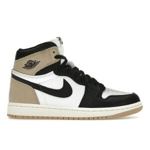 Jordan �W���[�_�� ���f�B�[�X �X�j�[�J�[ �yJordan 1 Retro High OG Latte (Women's)�z �T�C�Y US_W_10.5 Black/Legend Medium Brown/White/Sail