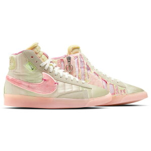 Nike �i�C�L ���f�B�[�X �X�j�[�J�[ �yNike Blazer Mid Rebel Spring Festival�z �T�C�Y US_8(25.0cm) Coconut Milk White/Pink Tint/Bright Green/Light Lemon Green/Super Brilliant Pink
