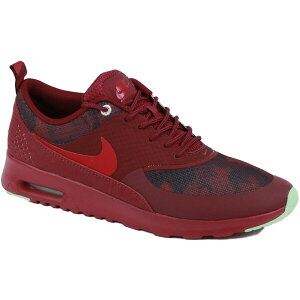 Nike �i�C�L ���f�B�[�X �X�j�[�J�[ �yNike Air Max Thea Print Cherrywood (Women's)�z �T�C�Y US_8.5(25.5cm) Cherrywood/Noble Red-Arctic Green