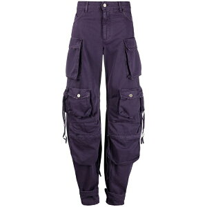 �W �A�e�B�R ���f�B�[�X �J�W���A���p���c �{�g���X Fern cotton cargo trousers Purple