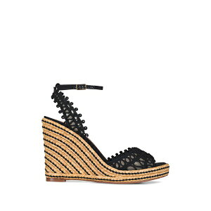 �A�N�A�Y�[�� ���f�B�[�X �T���_�� �V���[�Y Braided nappa espadrilles Black