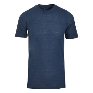 120�����m �����Y T�V���c �g�b�v�X M??lange-effect crew-neck t-shirt Blue