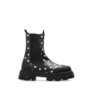 �K�j�[ ���f�B�[�X �u�[�c �V���[�Y Polka-dot boots Black